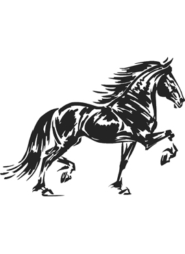 Dekal Frieserhäst