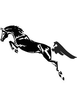 Dekal hopphäst
