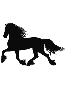 Dekal Frieserhäst