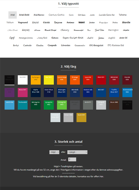 Textdesign