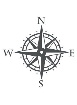 Symbol kompassros